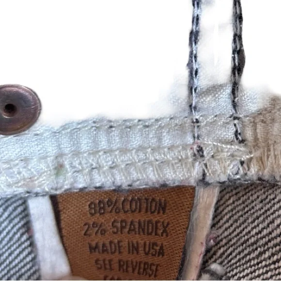 Arden B Black Jean Shorts Distressed Mid Rise Size 2 - Picture 7 of 8